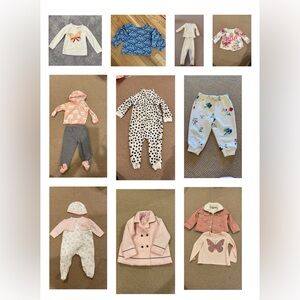 Bundle of little girl clothes - size 6m - 2T